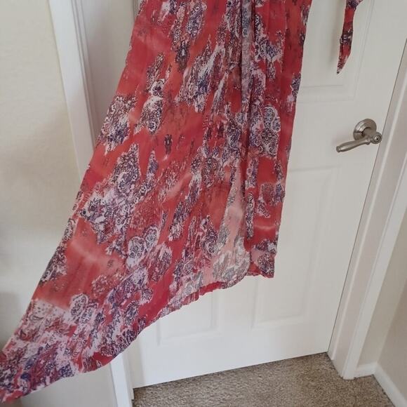 IRO Paris GRAMY Dress Printed Midi Dress M NWT Boho - Picture 8 of 11